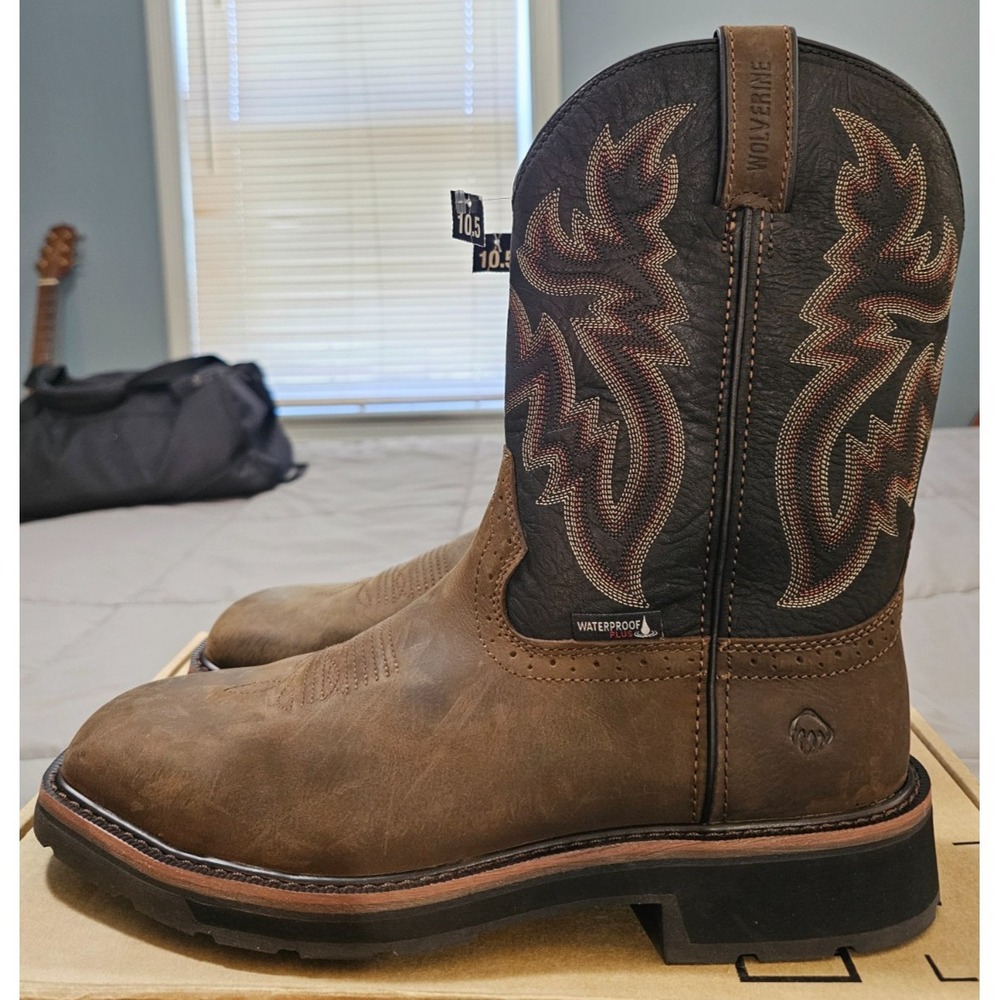 Wolverine® (Men's 10.5‎ M) Rancher™ Waterproof Wellington Steel-Toe Work Boots View 5